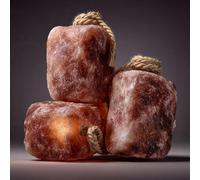 4 x HIMALAYAN SALT LICK | LICKSTONE | FOR HORSES,CATTLE,COW,SHEEP, MINERAL,EQUINE USE ONLY WITH HANGING ROPE | 2-2.5KG Approx By Natural Krafts ® from Punjab, Pakistan