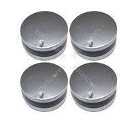4 X Howdens Lamona Cooker Knob Oven Switch Silver And Black 3 O Clock Type By Ufixt