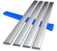 4 x HSS Planer Blades 260 mm, 260 mm for Lurem 260 and Kity 260 Planer Blades for Woodworking Machines, 260 x 20 x 2.5 mm