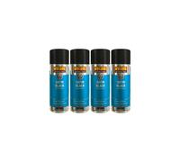 4 x Hycote Satin Black Spray Paint Aerosol Car Multi-Purpose Preparation 400ML