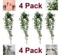 4 x IKEA FEJKA Artificial potted plant, hanging Vine Length 70cm Decorate Vine