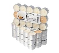 4 x Ikea SINNLIG Sweet Vanilla Scented Tealight Candles - Set of 30