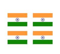 4 X India Flag Temporary Tattoo Lasts 1 week Indian Flag Hindustan
