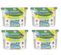 4 x Interior Dehumidifier Moisture Trap Crystals Damp Control Air Freshener 235g