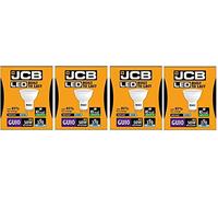 4 X JCB 5w = 50w LED GU10 100deg 6500k Daylight 370lm [Energy Class A+]