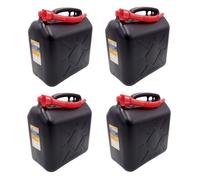 4 X Jerry Can 20L Fuel Spare Jcanister Plastic Diesel Petrol Oil