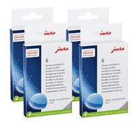 4 x Jura 62715 cleaning tablets, pack of 6