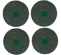 4 x Jute Hanging Basket Liner - 16-Inch Green hanging basket liner