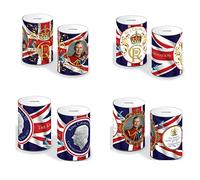 4 x KING CHARLES III MONEY TIN -Piggy Bank, LIMITED EDITION CORONATION Coin Tin, Cash, Saving Tin, Money Box, Birthday Money, Holiday & Christmas Fund (4 KING CHARLES III)