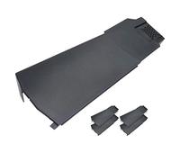 4 x Klober Contract Dry Verge Unit Pack for Gable/Apex Roof Tile Plastic End Cap - Right, Grey
