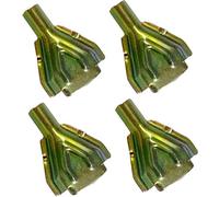 4 x Knott Half Shells, Brake Cable Trumpet, Shroud, Back Plate Cover, Genuine,