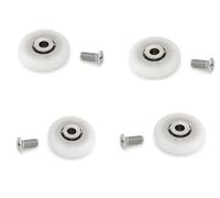 4 x L048 ShowerPart Shower Door Rollers/Wheels/Runners Wheel Diameter 20mm, Wheel Thickness 6mm, Nylon, Shower Door Replacement Parts.