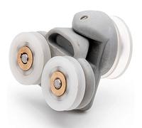 4 x L3 B&Q Shower Door Rollers/Runners Twin Spare/ 19mm grooved Wheels