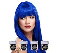 4 x La Riche Directions Semi-Perm Hair Colour,4X 88ml, Lagoon Blue