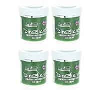 4 x La Riche Directions Semi-Perm Hair Colour Fluorescent Green 4x 88ml