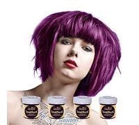 4 x La Riche Directions Semi-Perm Hair Colour Plum 4x 100 ml