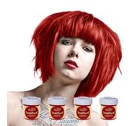 La Riche Directions 4 Pack Semi-Permanent Hair Dye/Hair Colour 4 x 88ml - Piliar Box Red