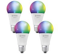 4 x Ledvance LED Smart Bulb A60 9.5W=75W E27 RGBW 2700K-6500K WiFi App Dimmable