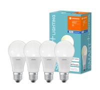 4 X Ledvance Smart + Bulb 8,5W=60W E27 Matte Warm Dimmable Alexa Apple Bluetooth