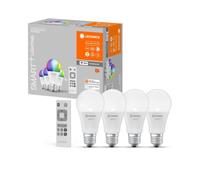 4 X Ledvance Smart+ Bulb A60 9W = 60W E27 RGBW CCT Remote Control App Alexa WiFi