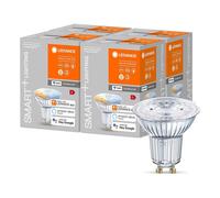 4 X Ledvance Smart + Glass Reflector 4,9W=50W GU10 2700K-6500K Dimmable App Wifi