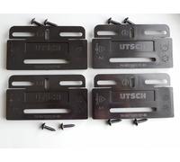 Simple Fix 2X License Plate Holder Set Frameless Car License Plate Holders