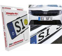 4 X License Plate Holder Frameless Number Plate Holder Vehicle Simple Fix