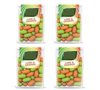 4 x Lime & Orange Mints Citrus Sweets Multipack 4 x 18g - For On The Go Refreshment, Pocket Size Dispenser Packs, Travel Essentials - Refreshing Hard Boiled Sweet Candy Bundle