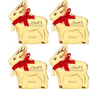 4 x Lindt Chocolate Reindeer 100G - Ideal Christmas Chocolate Gift For Kids