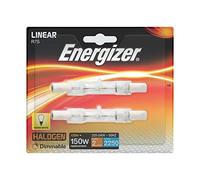 4 x Linear Energizer R7S Eco Halogen Linear 120w=150w S5160 Dimmable Bulbs (2 Twin Packs)