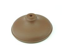 4 x Linic Plastic Round Fence Post Cap, 4" (100mm), Dark Brown, Rot Proof. (GT0039). UK Made. Free UK Postage