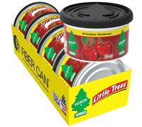 4 x Little Trees Magic Car Air Freshener Cherry Fragrance Scent Fiber Can 30g