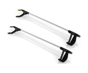 4 x LONG REACH GRABBER REACHER LITTER PICKER HELPING HAND HELD PICK UP TOOL GRAB