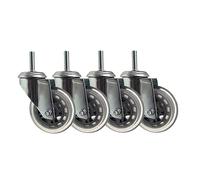 4 x M10 x 30mm Industrial Swivel Castors Heavy Duty Threaded Wheels for Furniture Trolleys and Equipment Smooth Rolling and Easy to Install