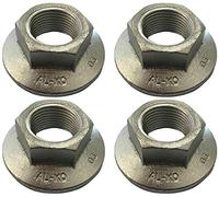 4 x M27 Genuine Alko 'One Shot' Axle End Nuts, Hub, Stake, 35mm, 36mm Socket, Trailer,
