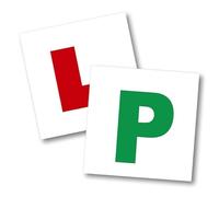 4 x Magnetic L & P Plates Learner New Driver Exterior Car Secure Safe Sign