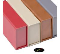 4 x Magnetic USB Presentation Gift Boxes, Silver Grey/Red/Cream/Orange Colours, Flash Drives, Removable Drives, Wedding USB Box
