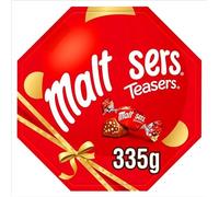 4 x Maltesars Teasers Milk Chocolate Gift Box - 335g | Irresistible Milk Chocolate with Crunchy Honeycomb Pieces | Perfect for Sharing & Gifting.