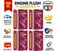 4 x Mannol Motor Flush Car Engine Oil System Cleaner Flush Petrol Diesel 300ml