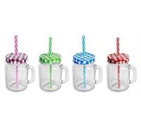 4 x Mason Drinking Jars
