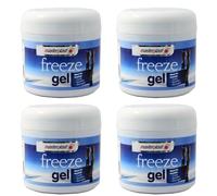 4 x Masterplast Freeze Gel 200ml - Instant Cooling Muscle & Joint Gel for Post Exercise Recovery, Sprains & Strains, Cold Therapy Sports Gel for Athletes, Gym & First Aid Kits
