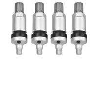 4 x Metal Valve Stem TPMS Tyre Pressure Monitoring Sensors for Hyundai i40 ix35 Grandeur and for Kia Rio Sportage, Silver