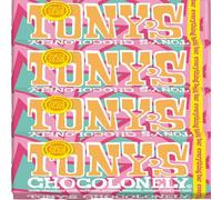 4 x Milk Chocolate Everything Bar - Crunchy Caramel, Almonds, Pretzel, Nougat & Sea Salt - Large 180g Fairtrade-Inspired Treat
