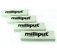 4 x Milliput Superfine White. Ideal for Modelling, Restoration and Sculpting. (X1018c) Free UK Postage