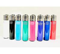4 x Mini Clipper Lighter New Edition, Clipper Mini Lighters - clipper lighter metal, limited edition clipper lighter (No Fuel)