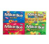 4 x MIX MIKE & IKE FRUITS, JOLLY JOES, TROPICAL TYPHOON, BERRY BLAST