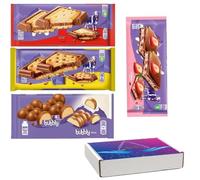 4 x Mixed Milk Chocolate Bars Gift Box - Delicious Taste & Creamy Velvety Texture Mixed Chocolate Bars Collections