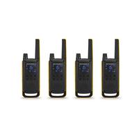 4 x Motorola T82 Extreme Two-Way Radios Long Range 10km Quad PMR 446 IPX4