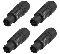 4 x Neutrik NAC3F-TRUE1-S PowerCON True1 Mains Cable Connector Female