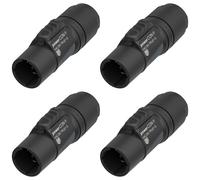 4 x Neutrik NAC3M-TRUE1-S Male PowerCON True1 Top MAINS CABLE Con Inlet CBC TO